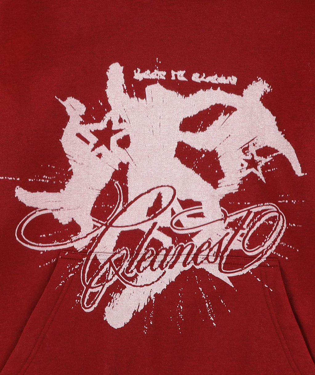 KEEP IT CLEAN - CLEANEST HOOD -BLOODY RED