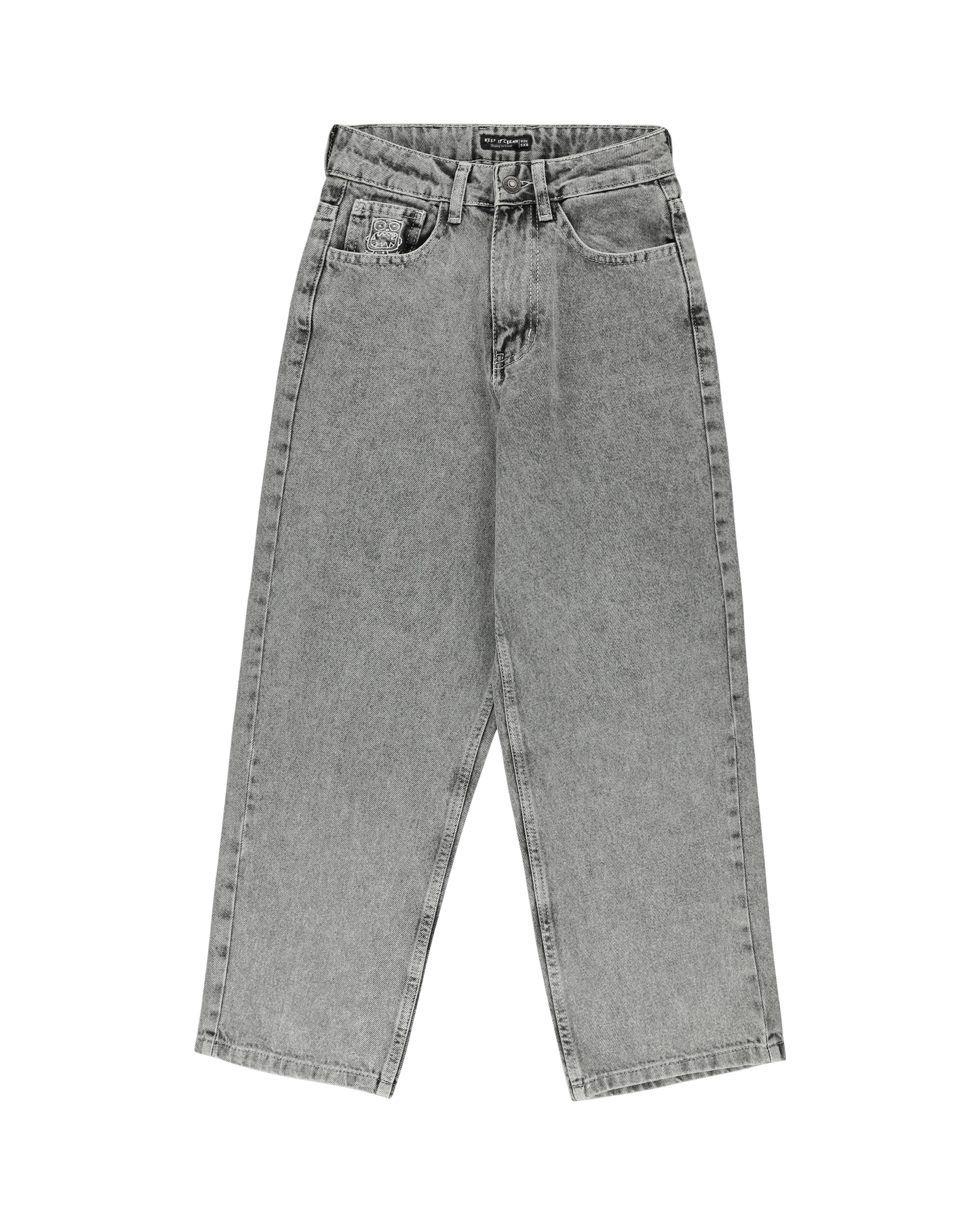 KEEP IT CLEAN - LOOSE PANT - SILVER