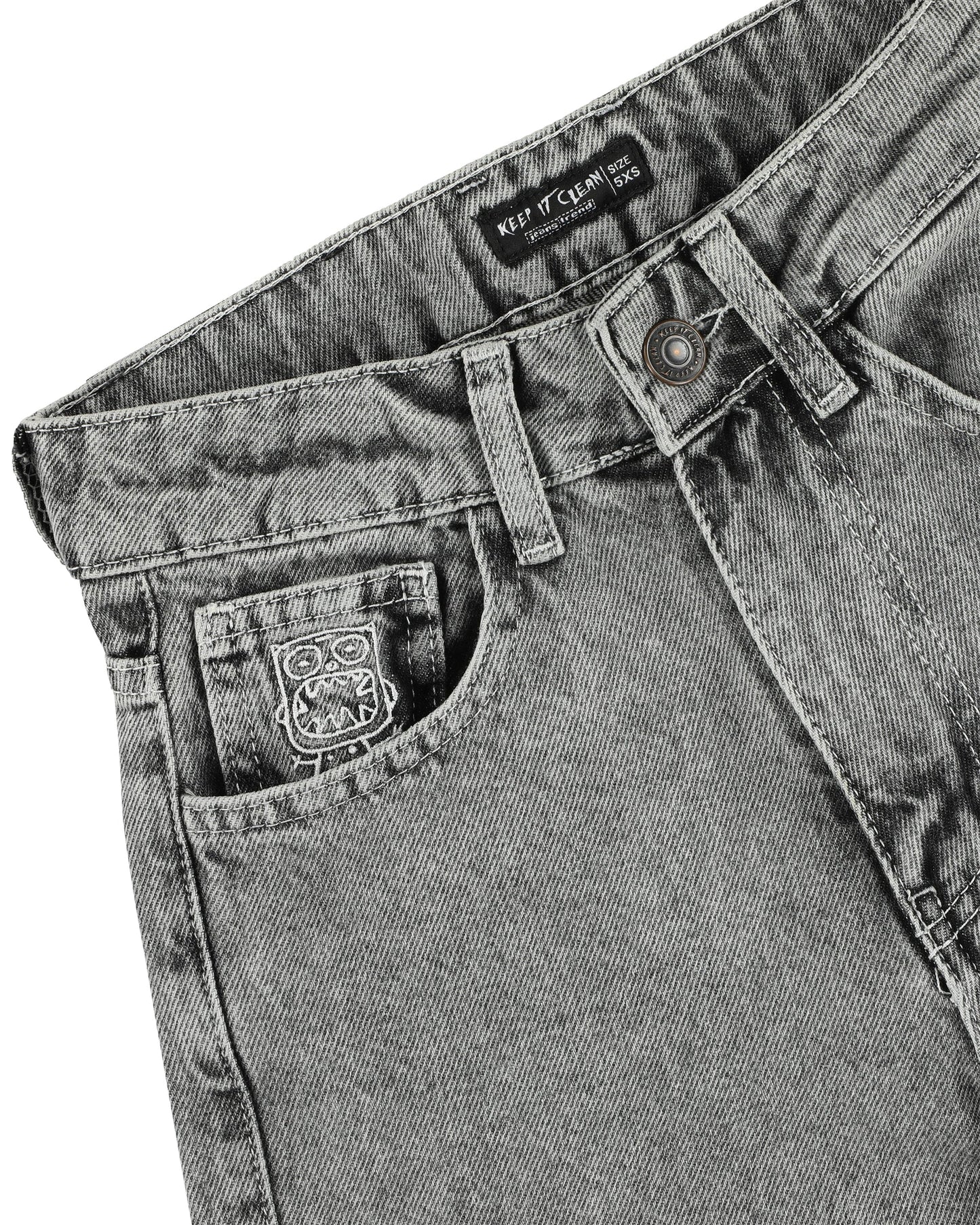 KEEP IT CLEAN - LOOSE SHORT - SILVER