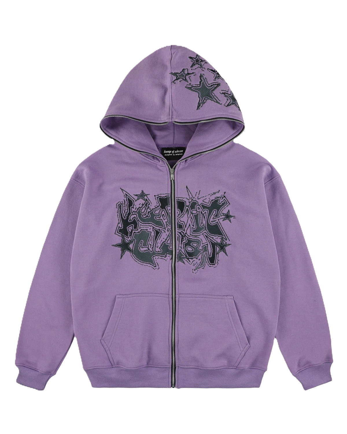 KEEP IT CLEAN -GALACTIC FULL ZIP HOOD LIMITED EDTION PURPLE