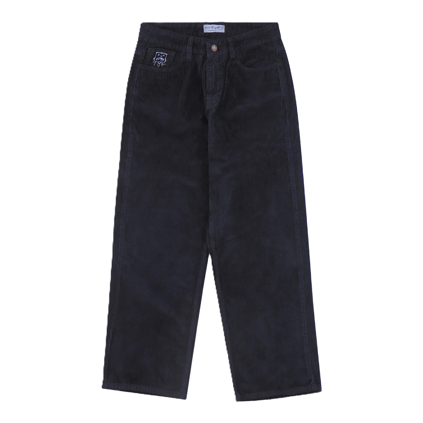 KEEP IT CLEAN - LOOSE PANT CORDUROY - NAVY