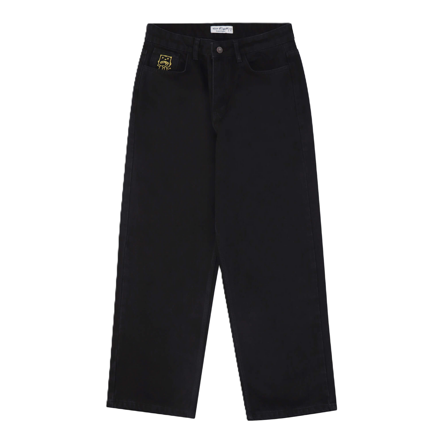 KEEP IT CLEAN - LOOSE PANT PITCH BLACK
