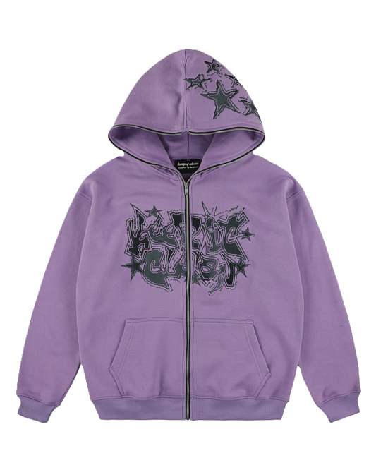 KEEP IT CLEAN -GALACTIC FULL ZIP HOOD LIMITED EDTION PURPLE