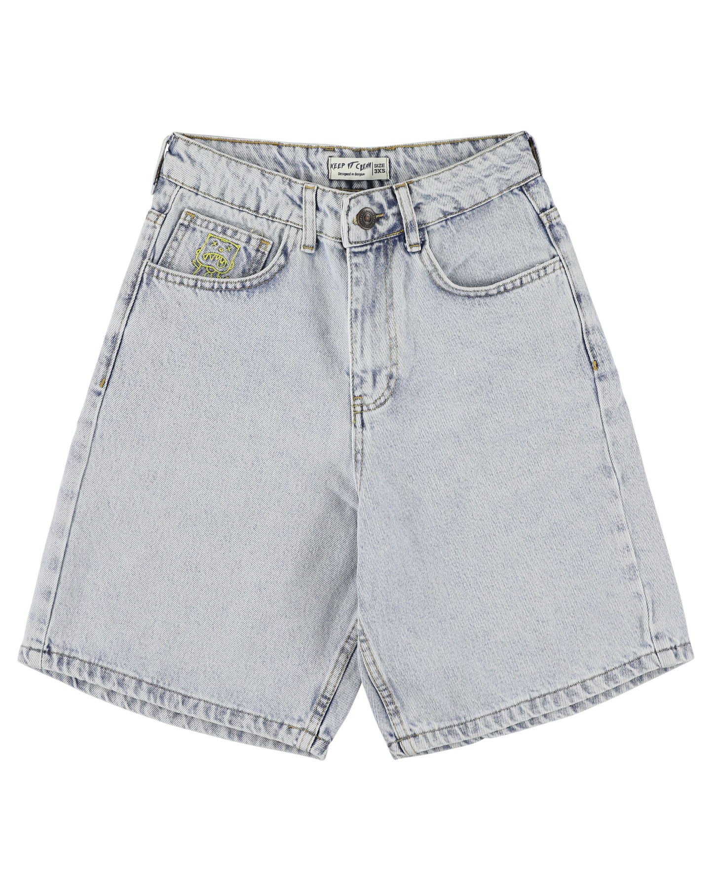 KEEP IT CLEAN - LOOSE SHORT - ICE BLUE