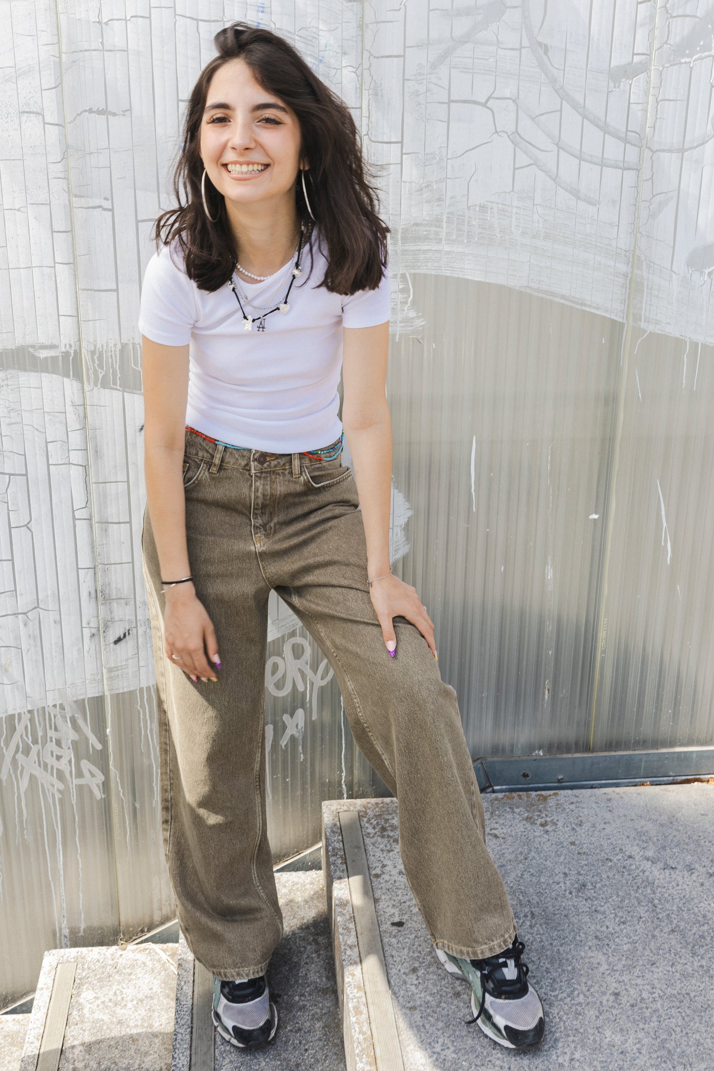 KEEP IT CLEAN - LOOSE PANT DARK SAGE