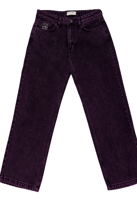 KEEP IT CLEAN - LOOSE PANT - PURPLE/BLACK