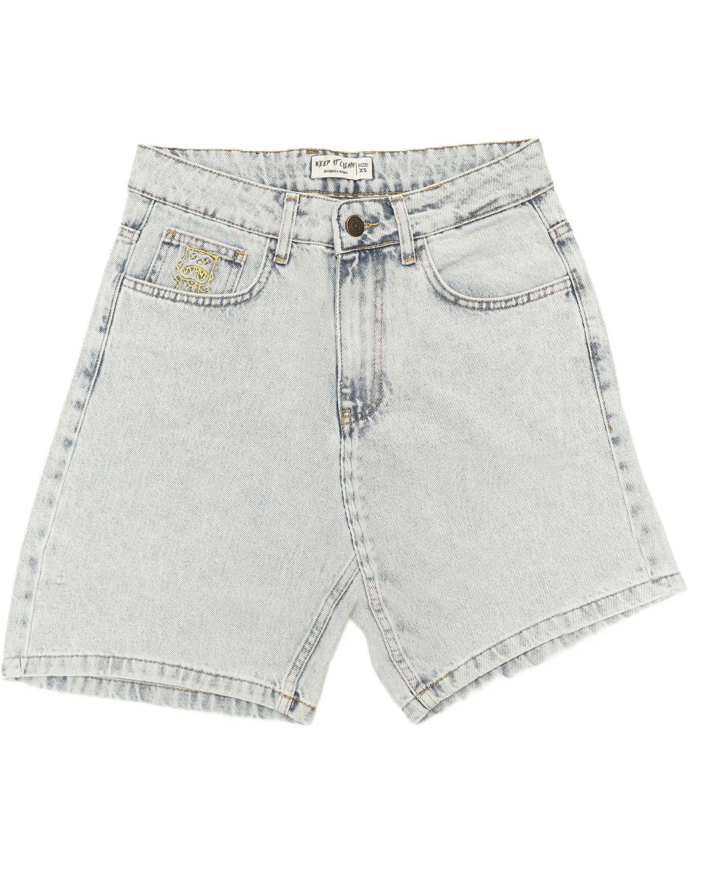 KEEP IT CLEAN - LOOSE SHORT - ICE BLUE