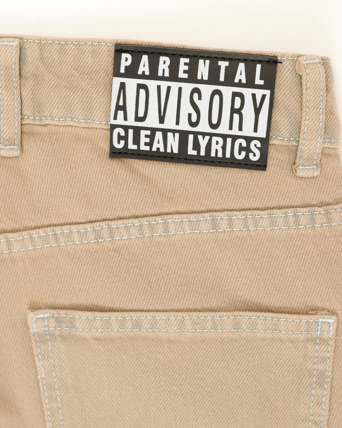 KEEP IT CLEAN SPECIAL BEIGE UP  LOOSE PANTS