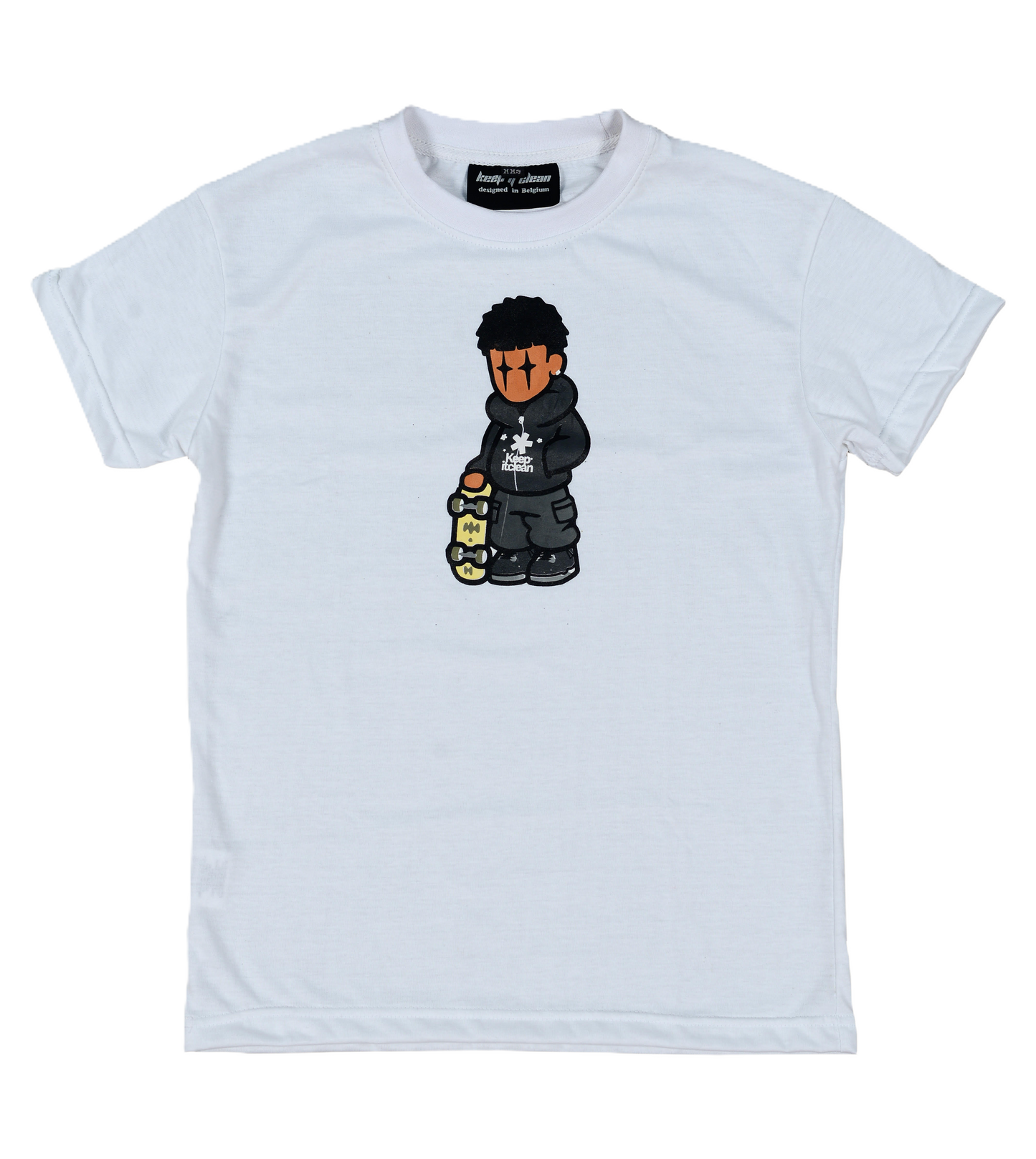 KEEP IT CLEAN - SKATERBOY -WHITE