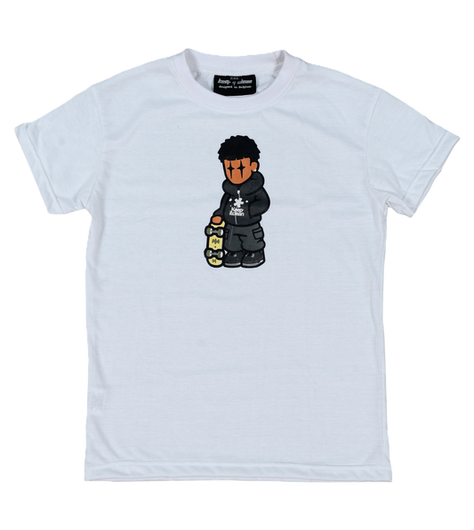 KEEP IT CLEAN - SKATERBOY -WHITE
